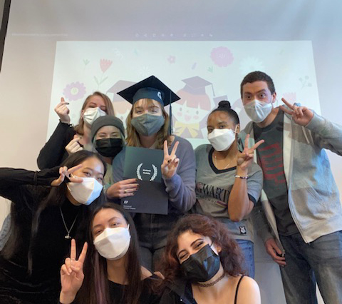 My class on my graduation day!