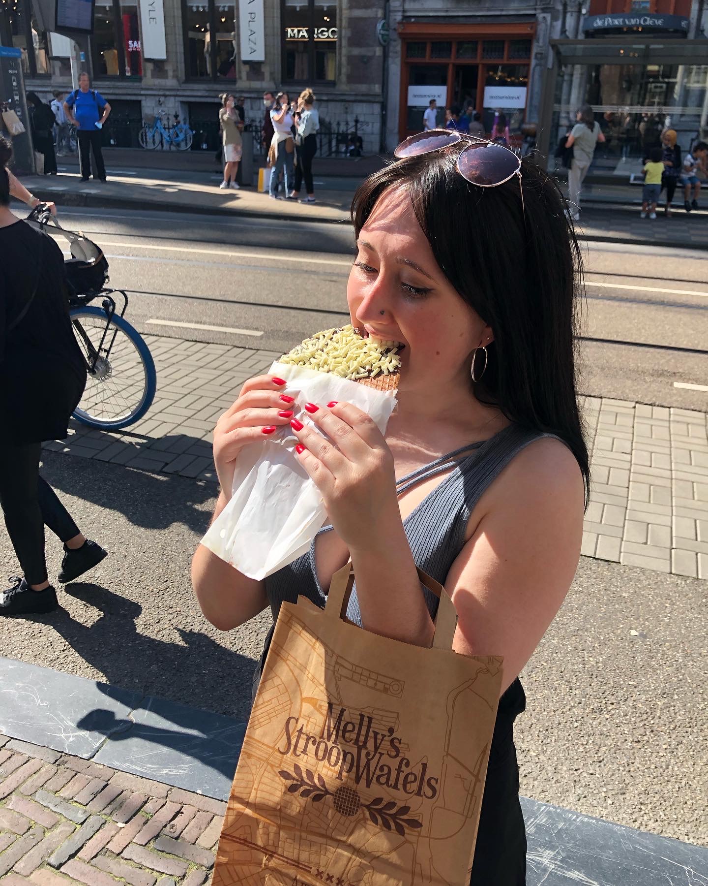 Trying typical Dutch treats