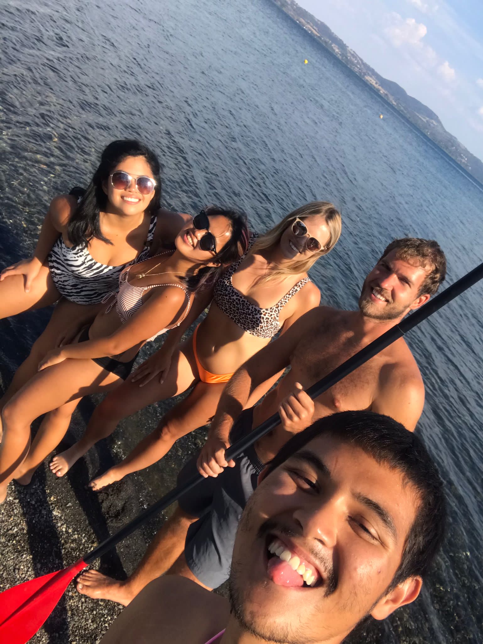Paddle boarding in Lazio