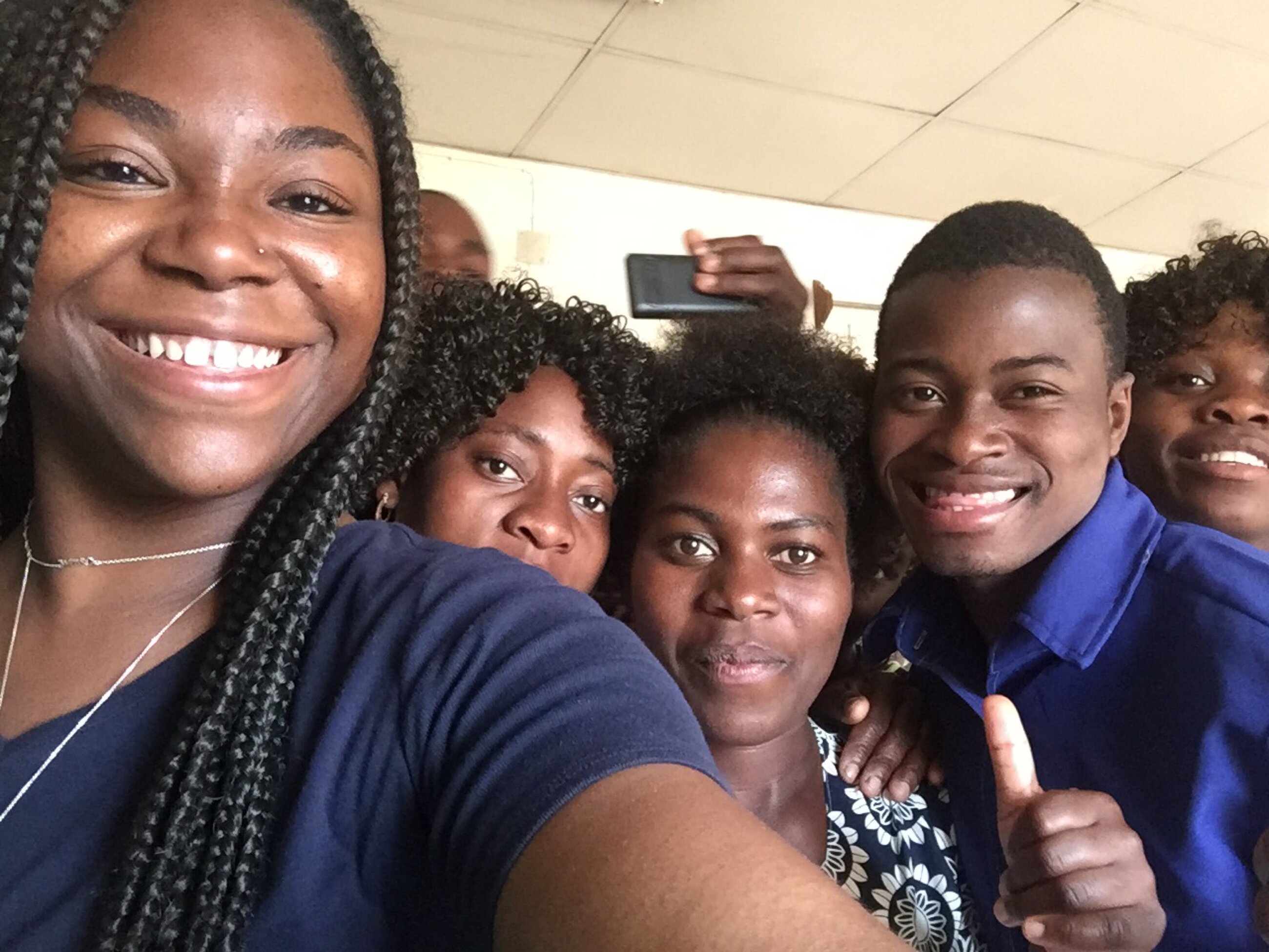 Myself and some of my students from the TTC in Chimoio