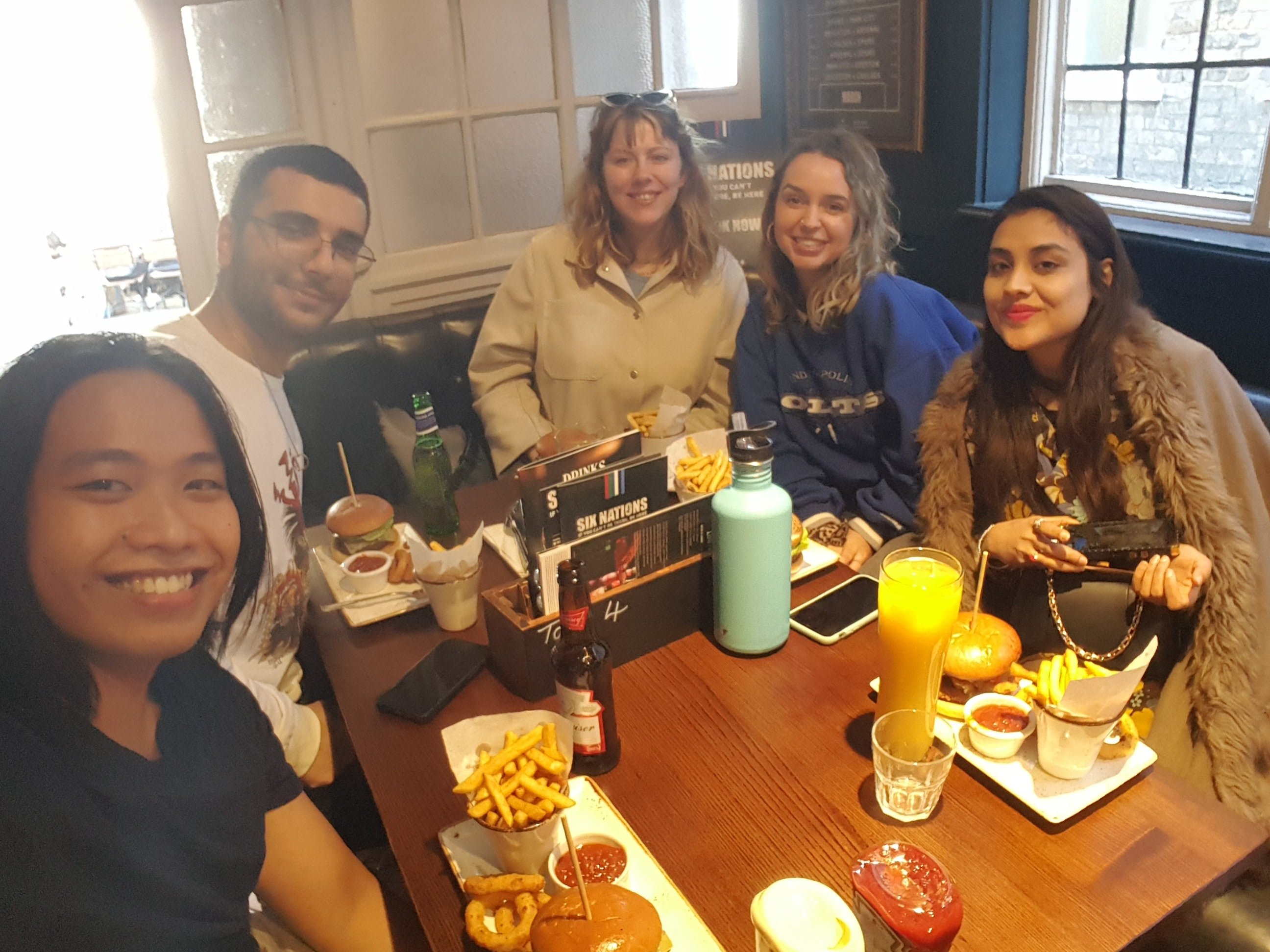 Lunch at Cambridge
