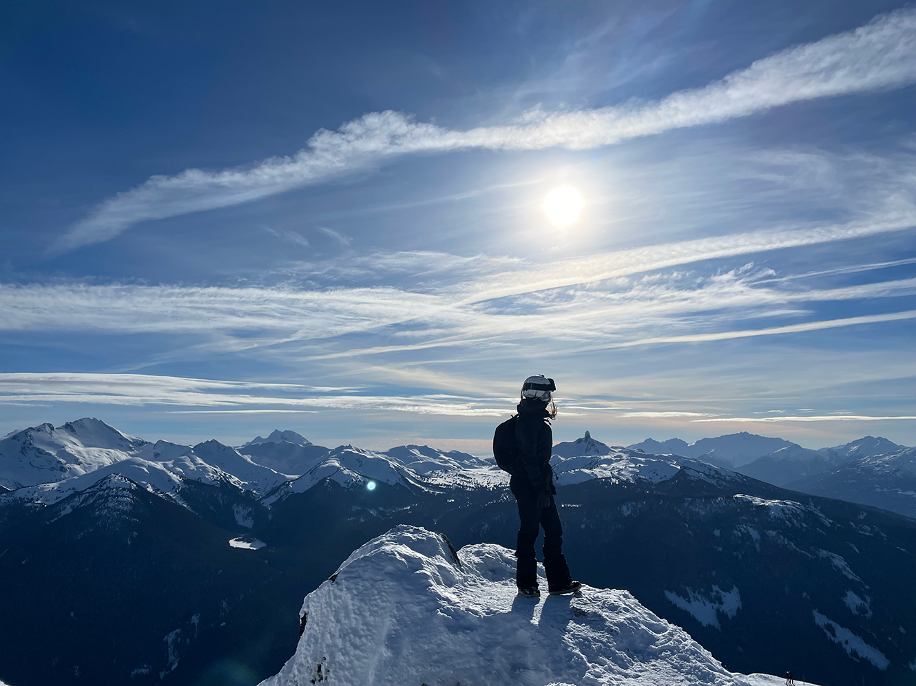 At the top of Whistler Mountain!