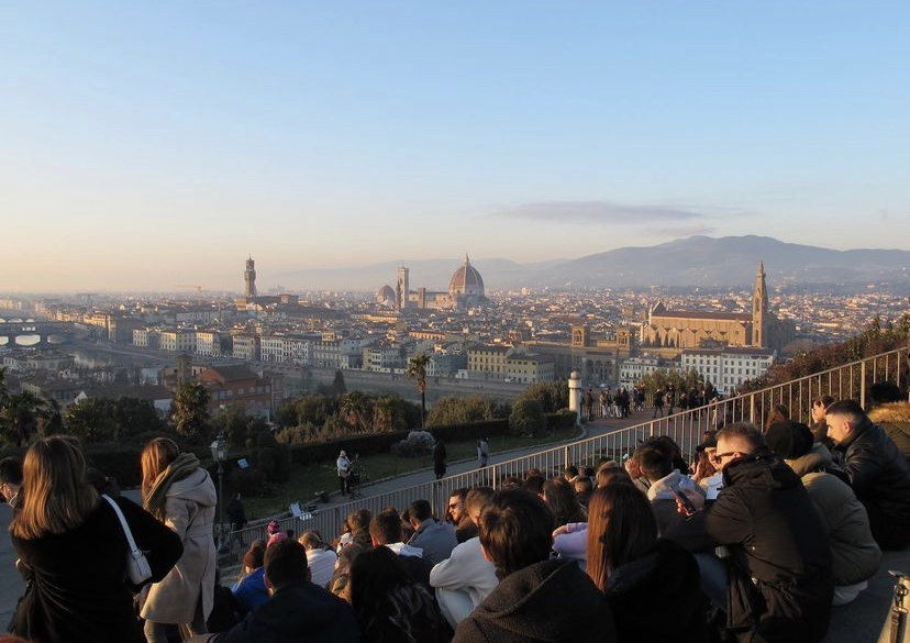 My favorite view of the city, from Piazzale Michelangelo
