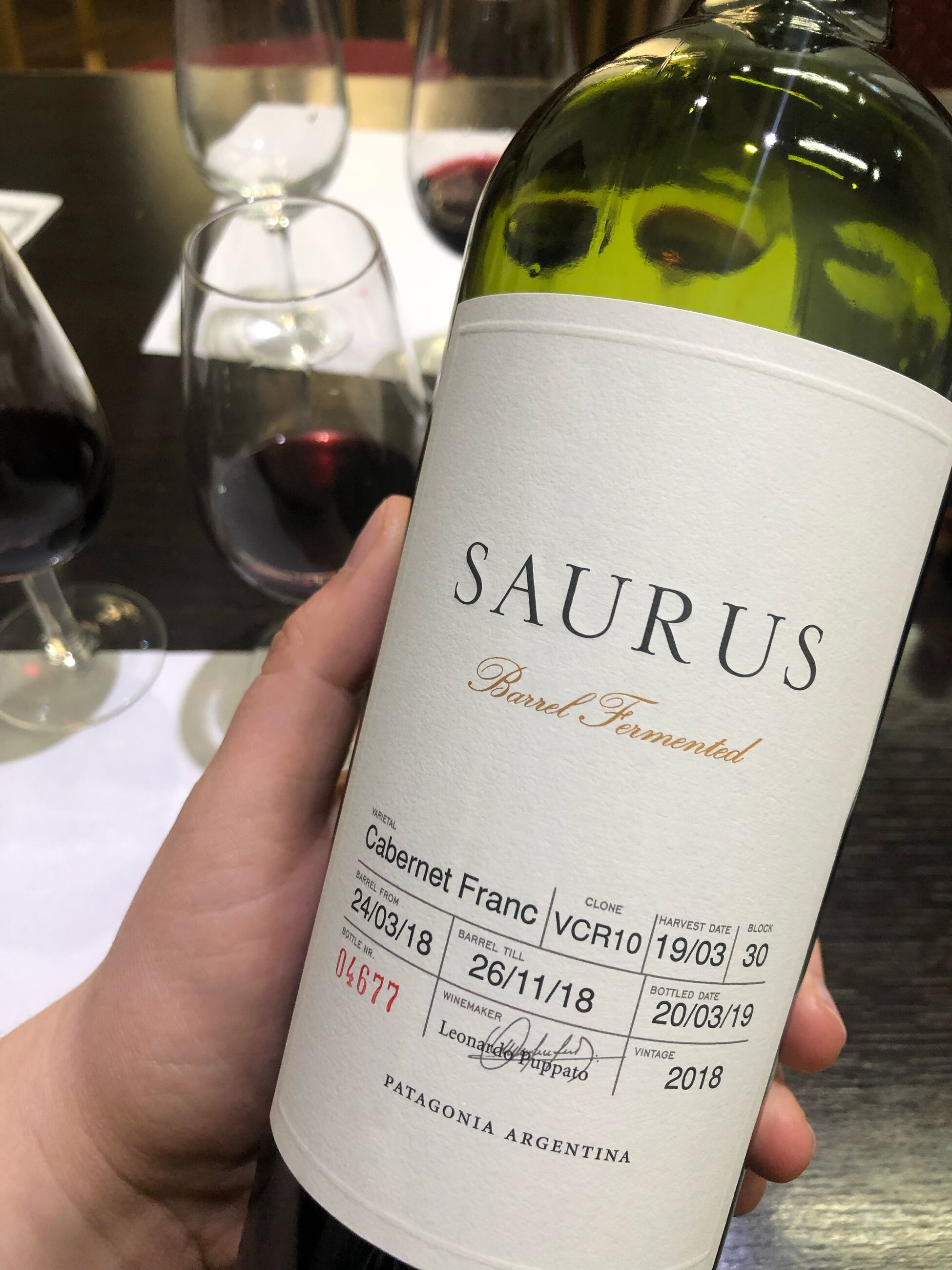 Sampling different wines!