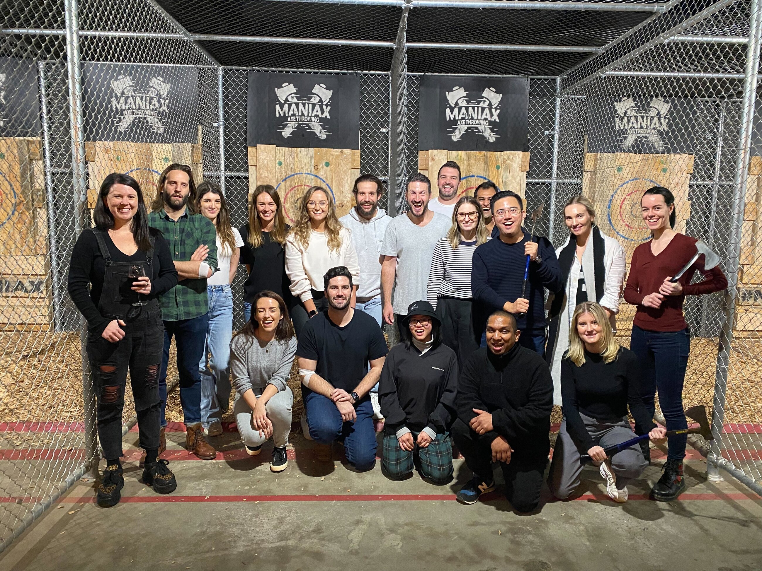 one of our team event at my internship company