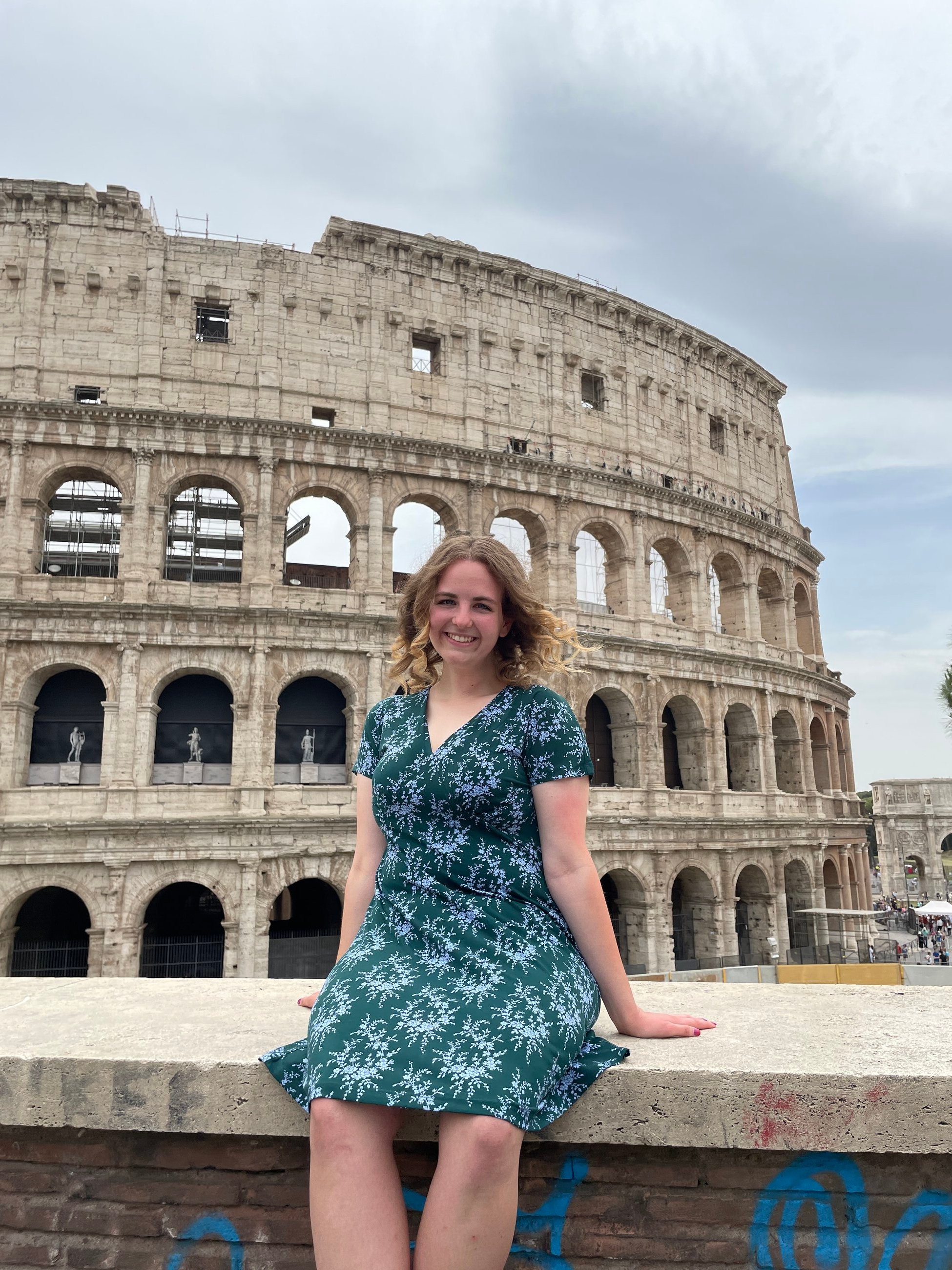 At the Colosseum in Rome! ❤️