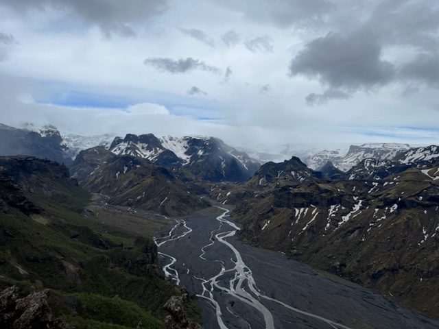 Summit of our hike in Thorsmork 