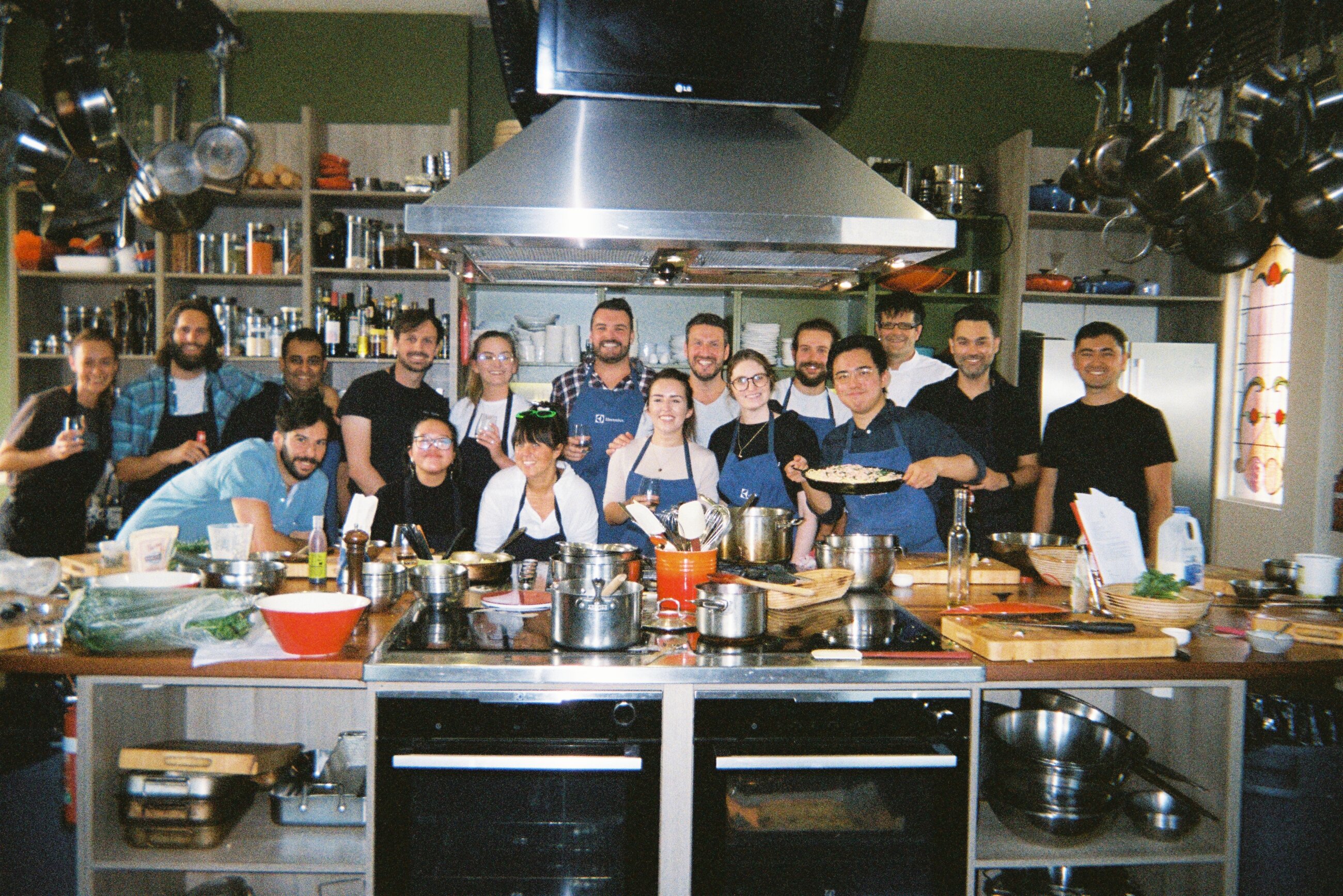 Me and my coworkers at a team event!