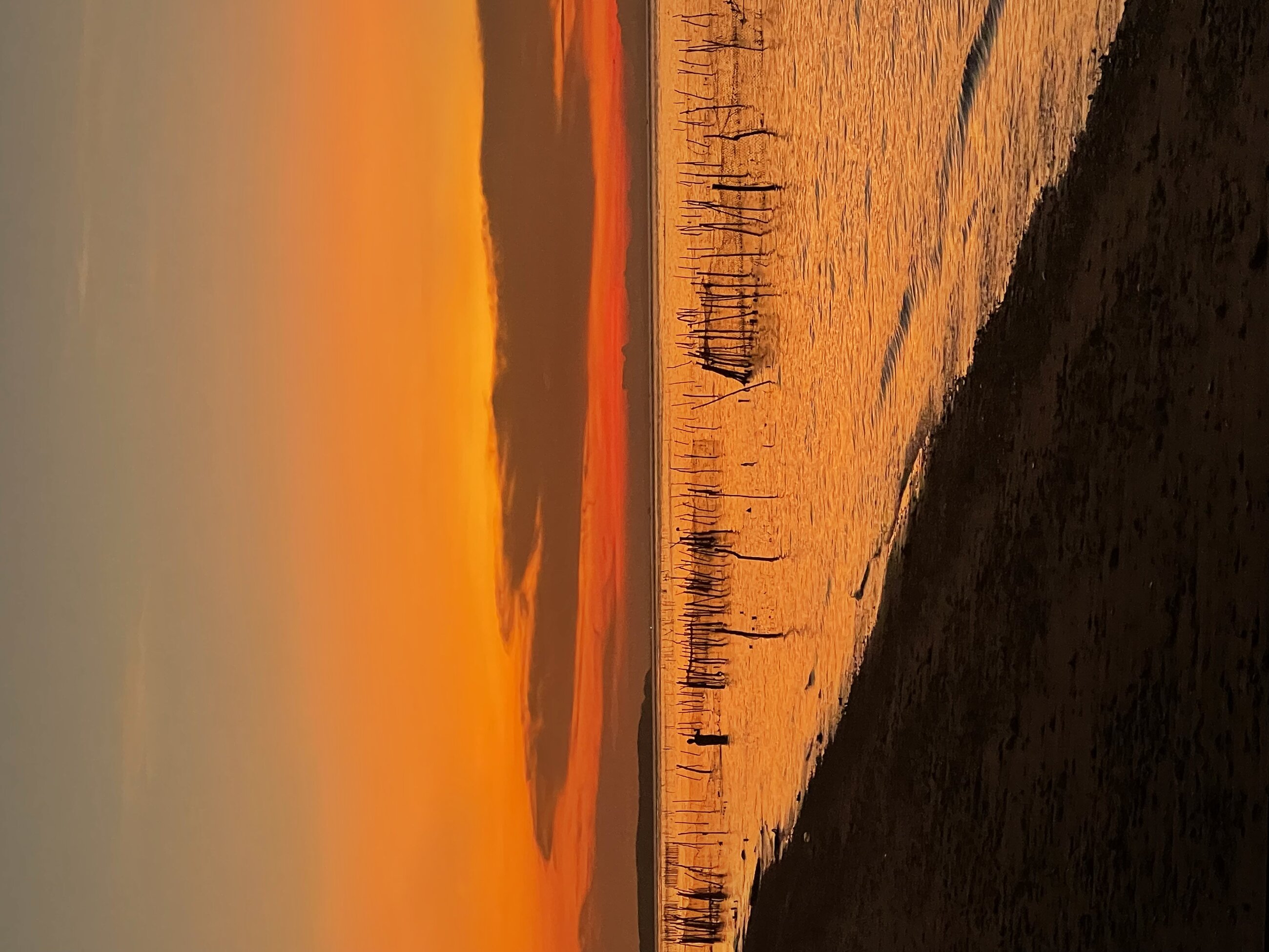 Sunset from the Dive Shop!