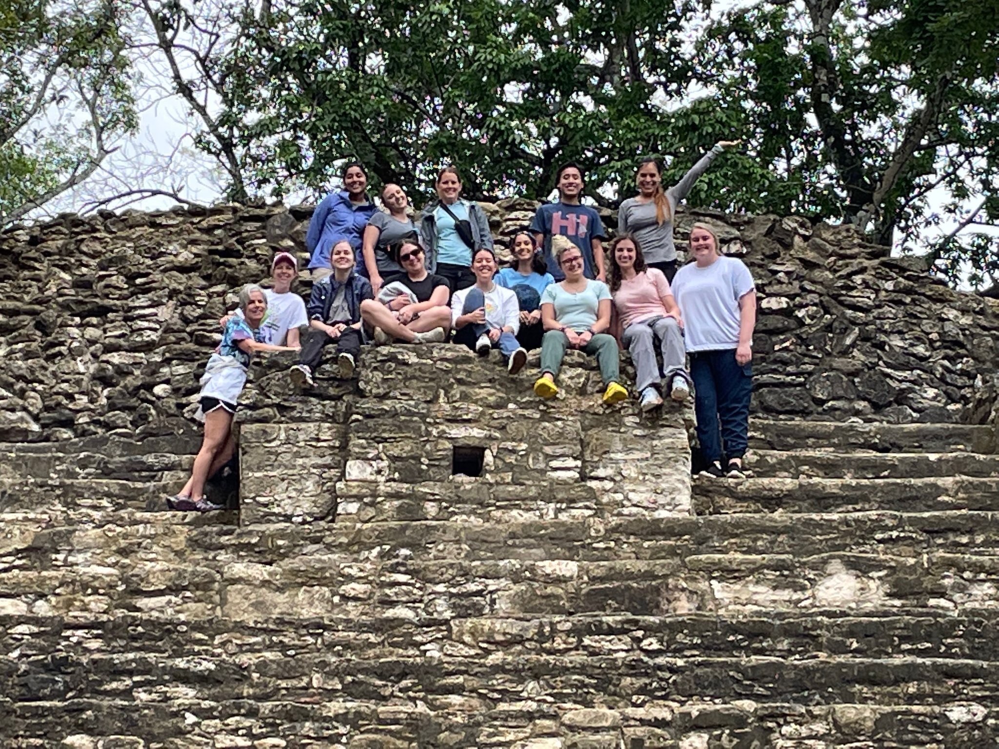 Exploring Cahal Pech Mayan Ruins