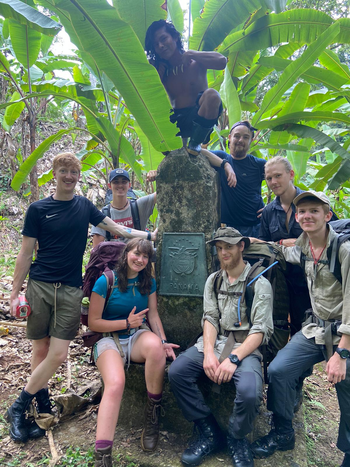 trekking across the panama border