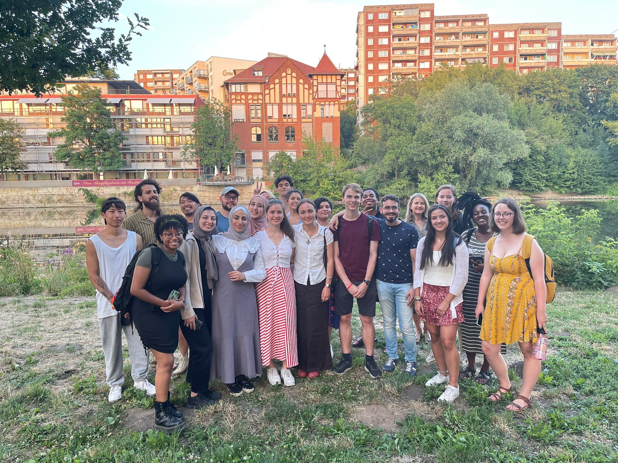 Goodbye dinner group photo
