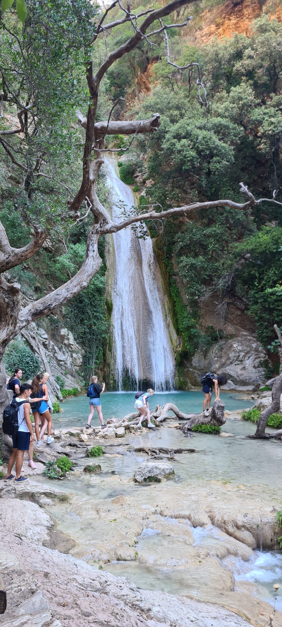 Visiting Neda waterfall 