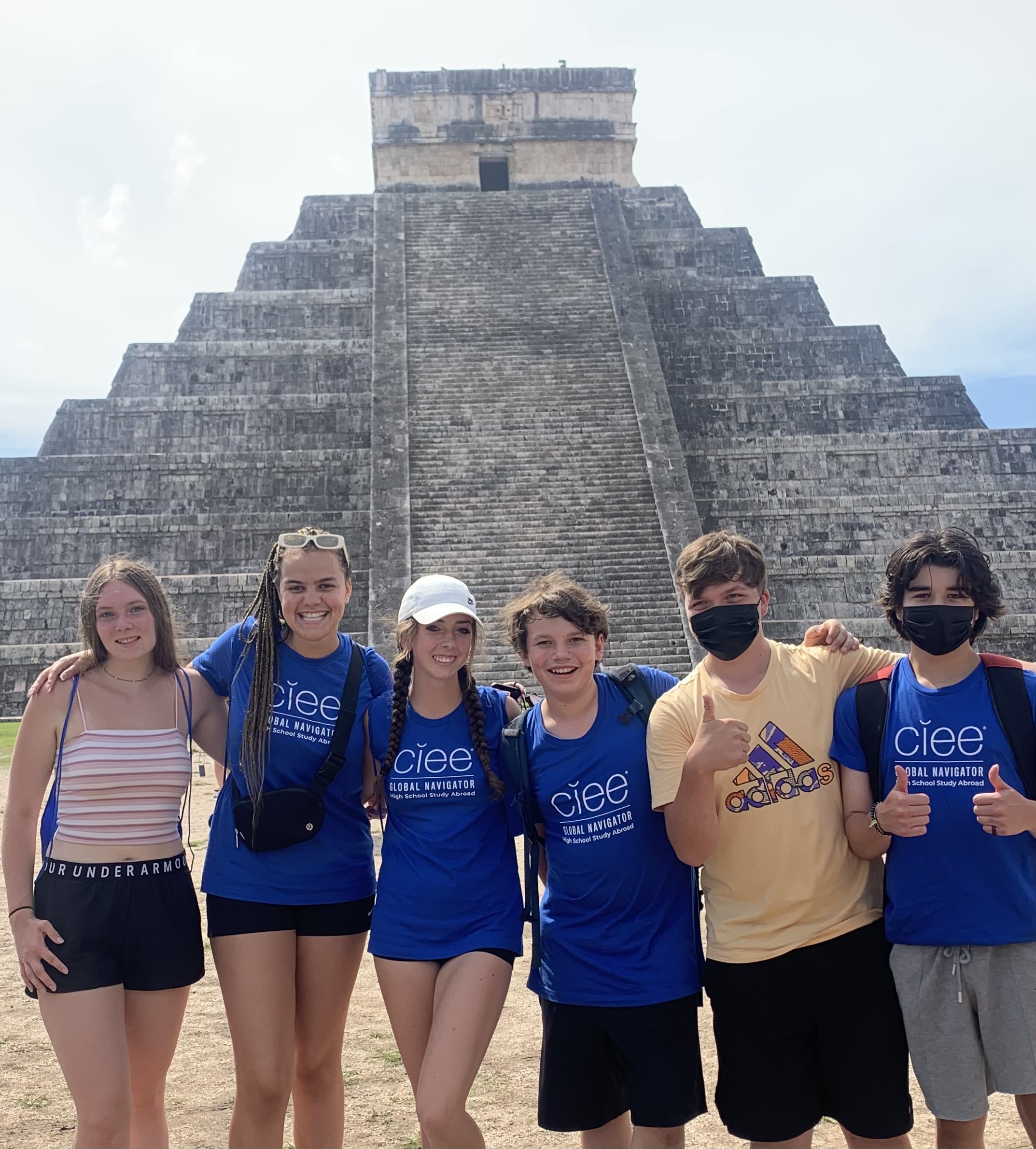 Friends at Chichen Itzá