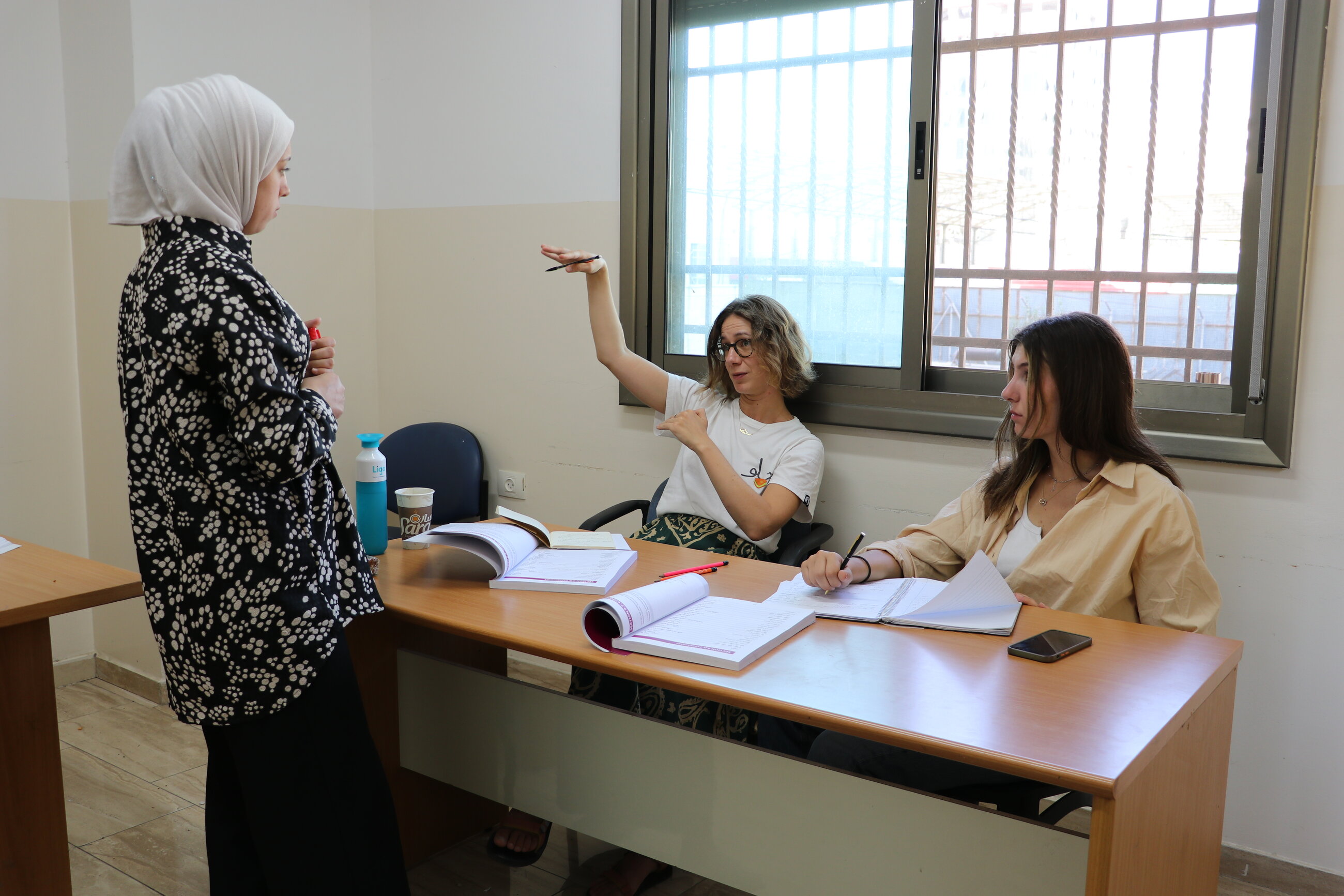 Arabic class with my teacher Maryam