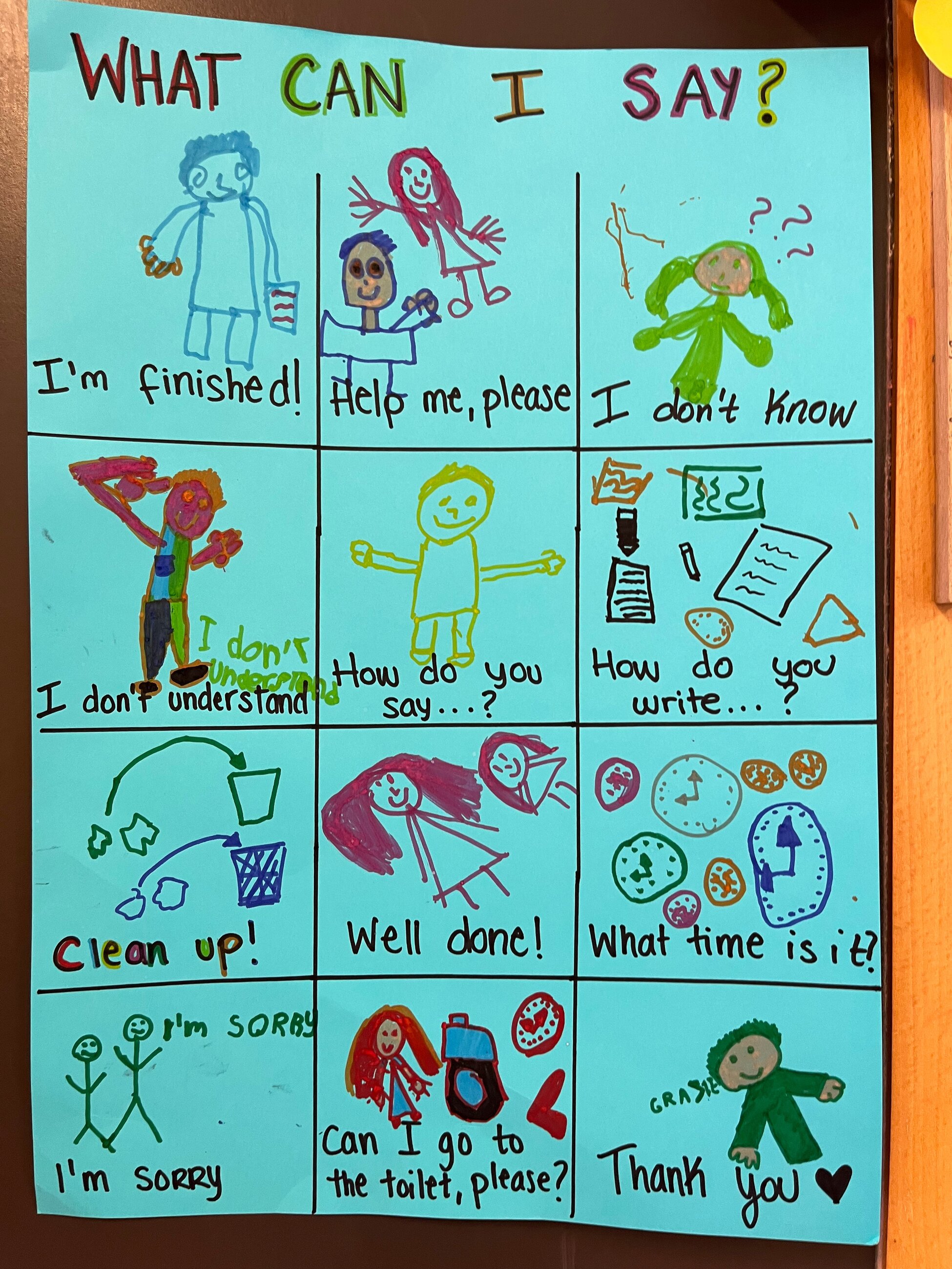 Learning What We Can Say in English