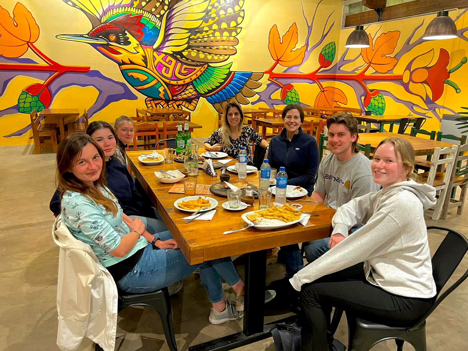 Dinner with volunteers + program coordinator