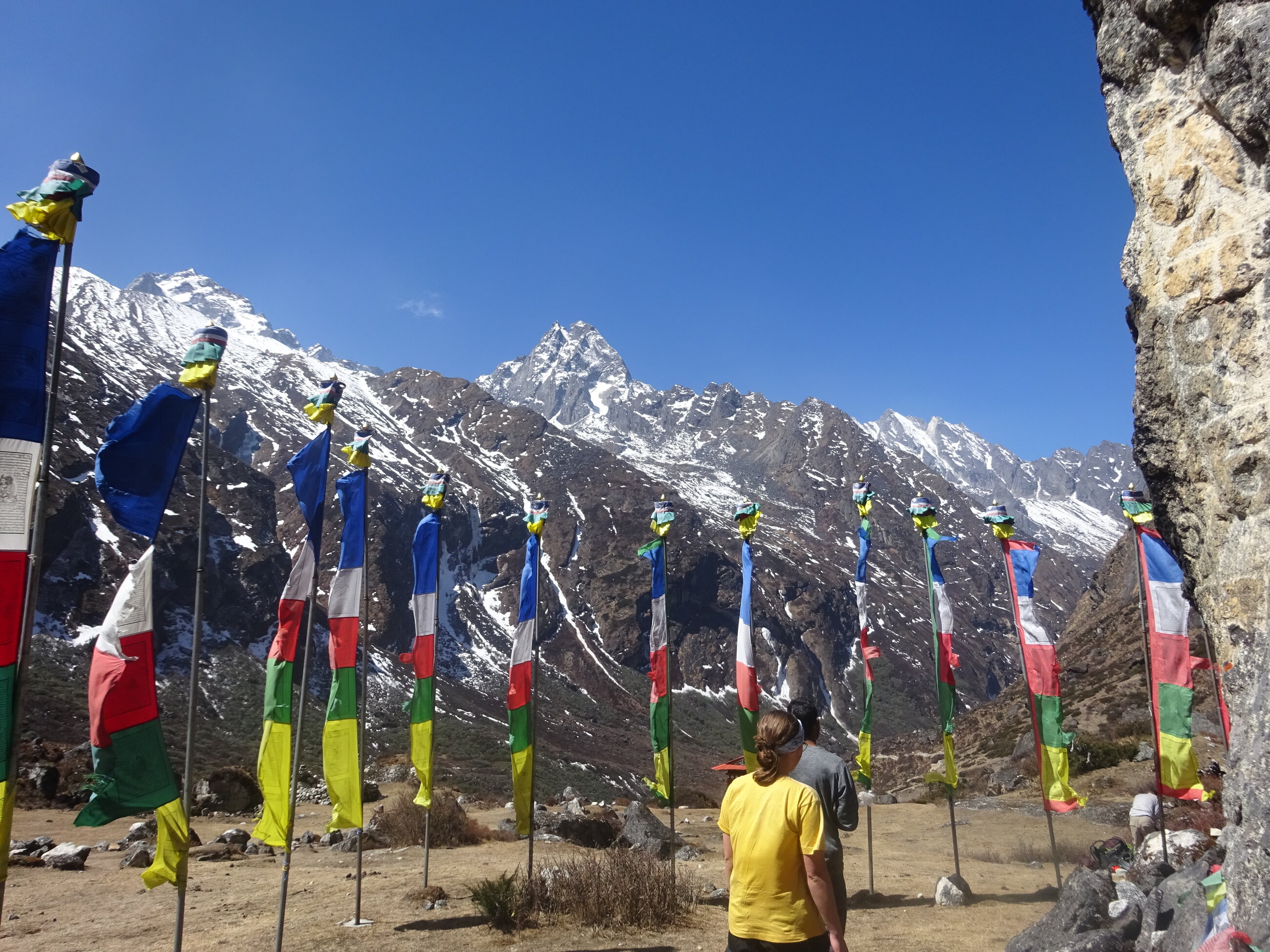 Spiritual ceremony amongst the Himalayas 