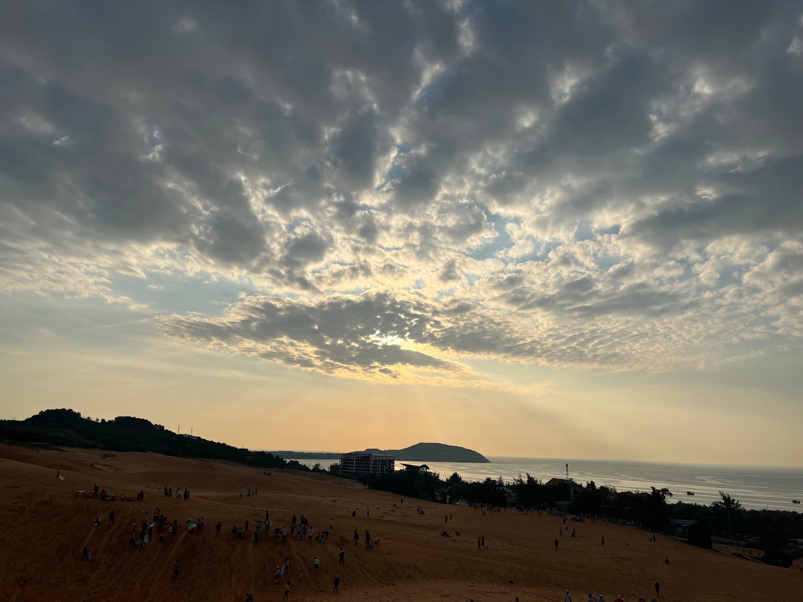 Morning Sky on the Red Sand Dunes of Mui Ne