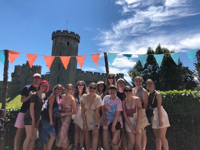 Our group outside Windsor Castle