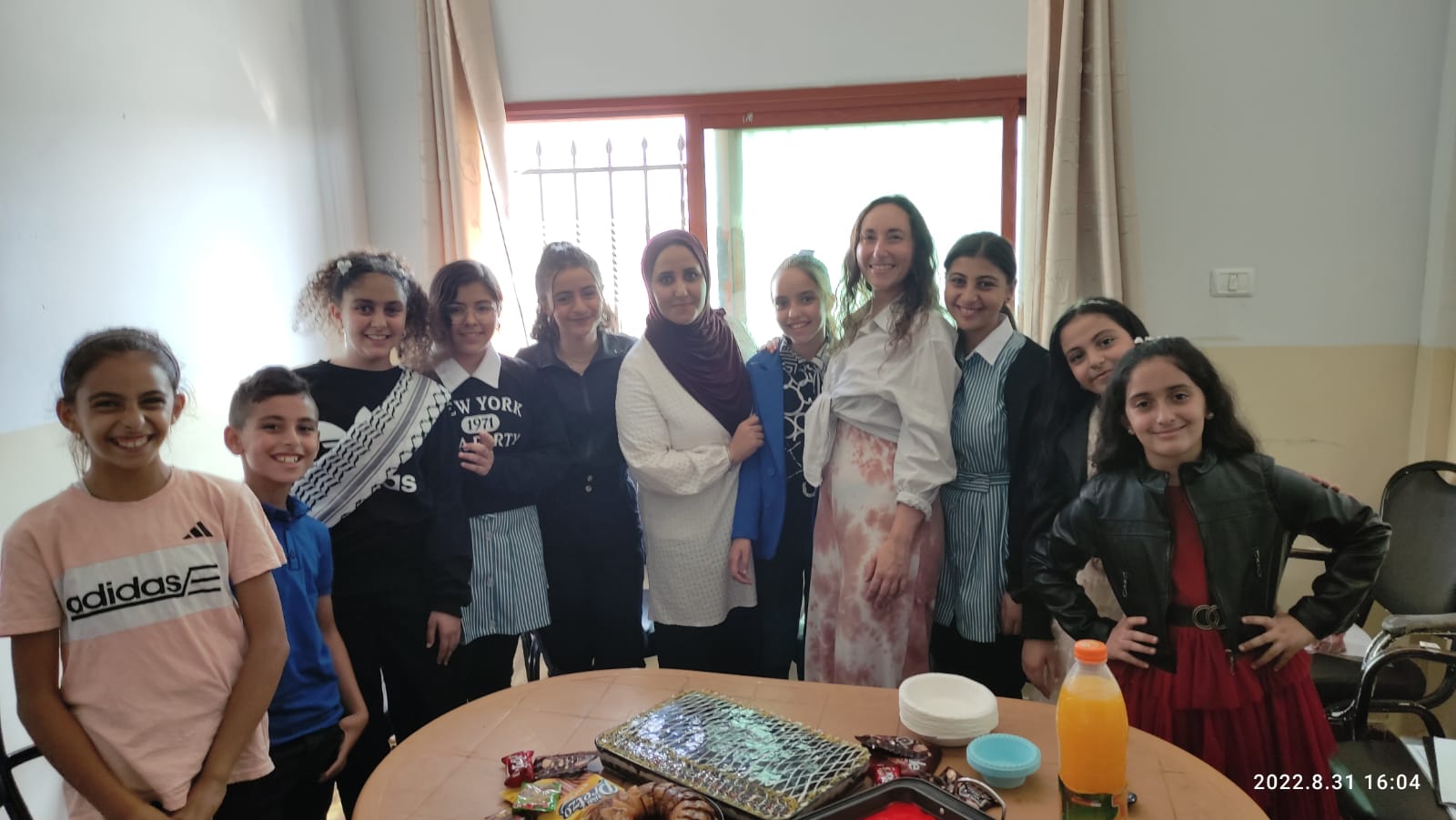 Me with my English students 