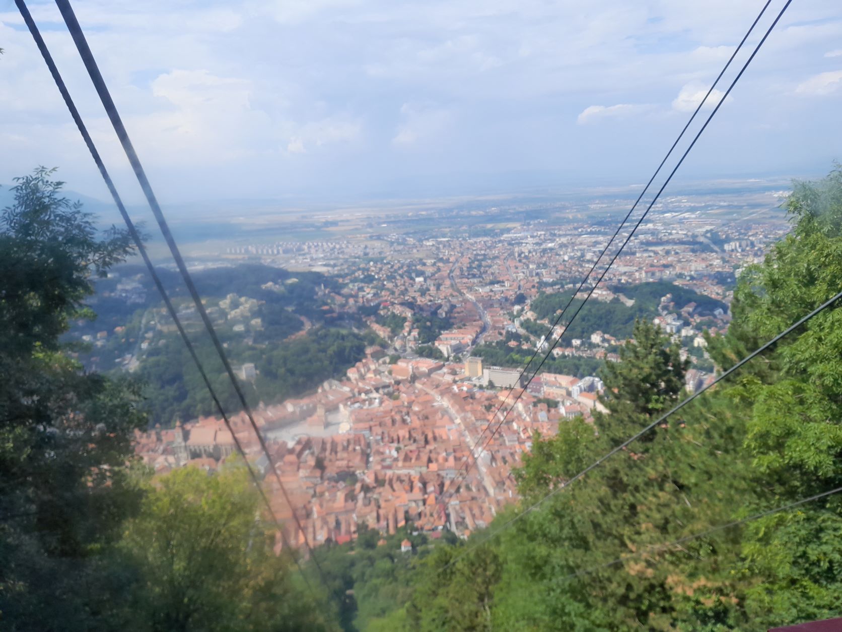 Brasov - Old Town (from the Cable Car)