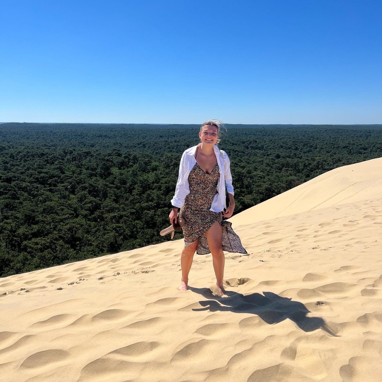 Dune du pilat, about 2 hours from Pau, where my host mom kindly took me for a weekend trip