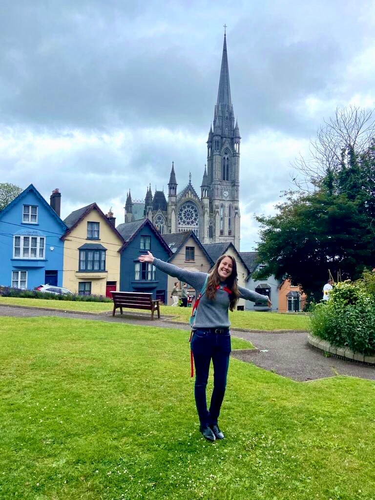 Photo of me on the group excursion to Cobh