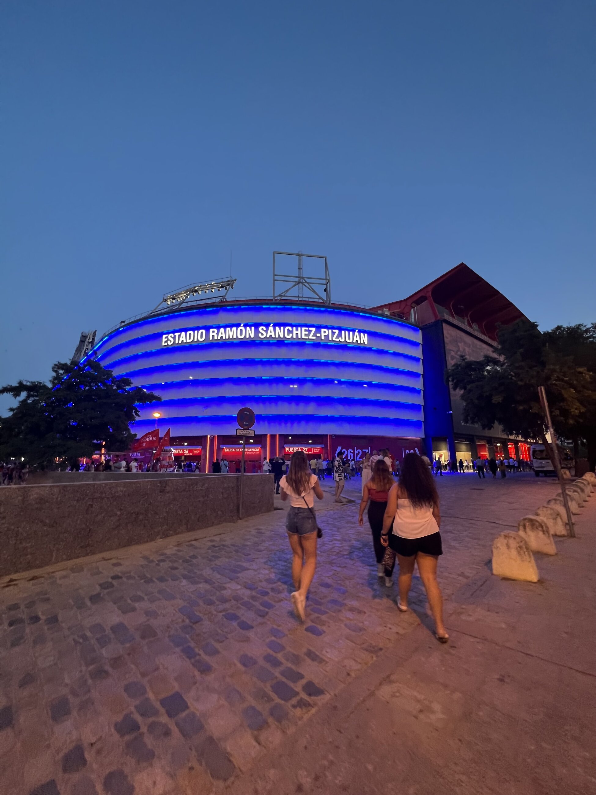 Ramon Sanchez-Pizjúan Stadium for a Sevilla FC game