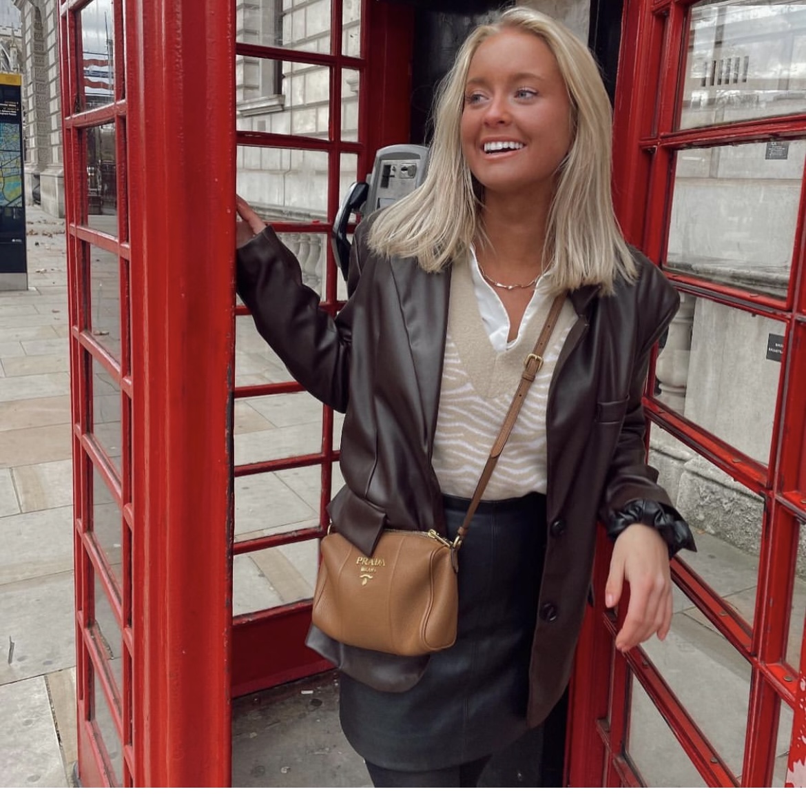 Me in a telephone booth in London