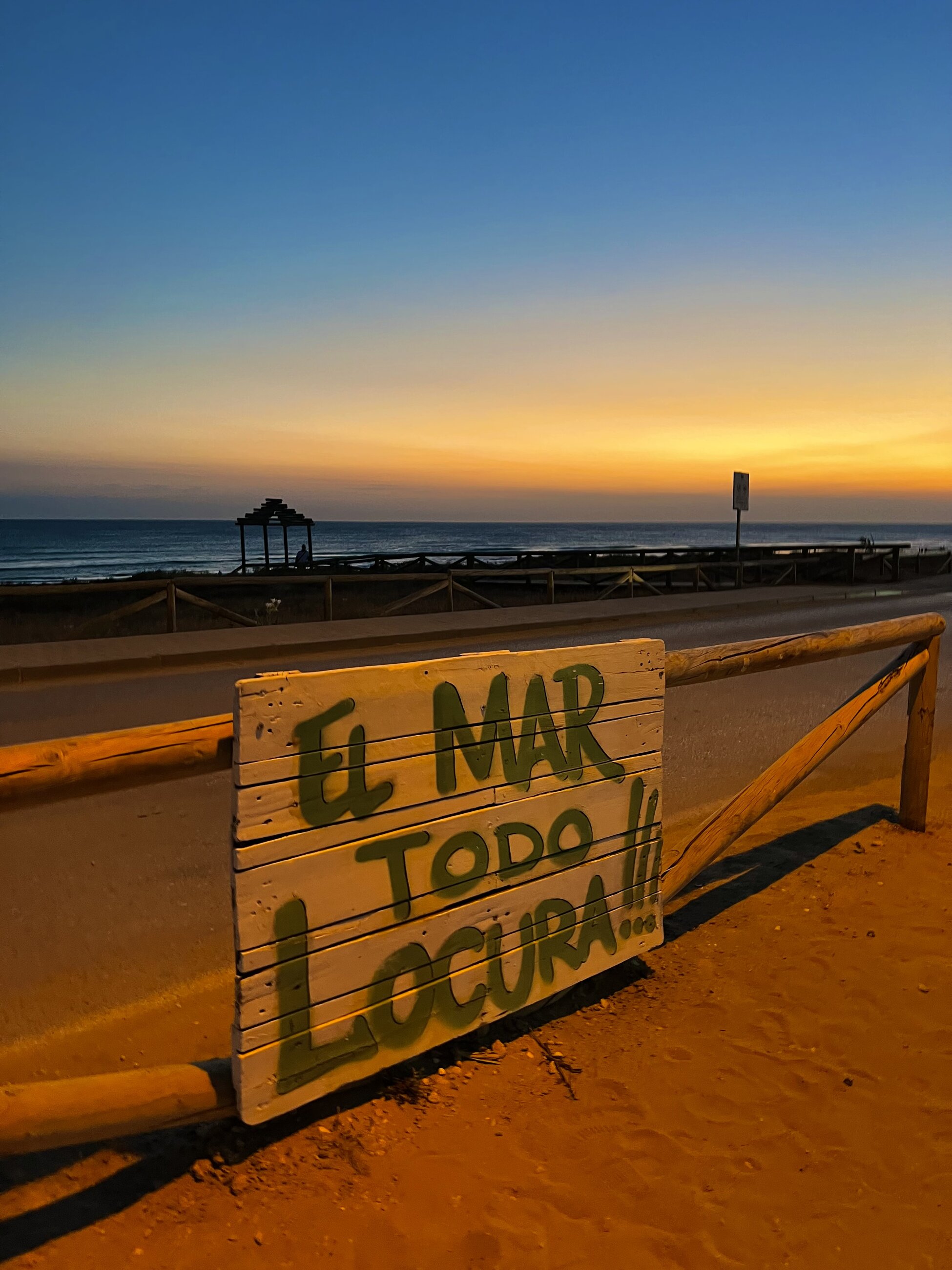 Sunset at El Palmar Beach