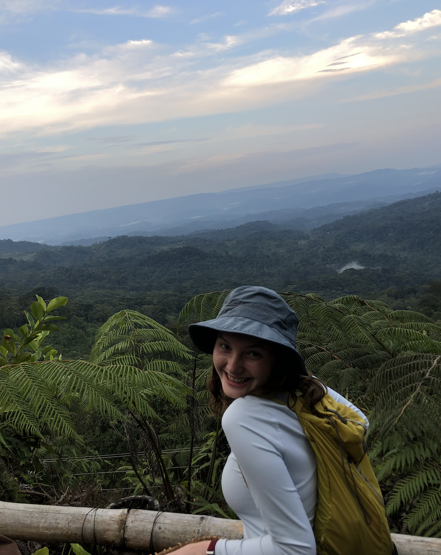 Collecting plants for cleansing baths in the Amazon