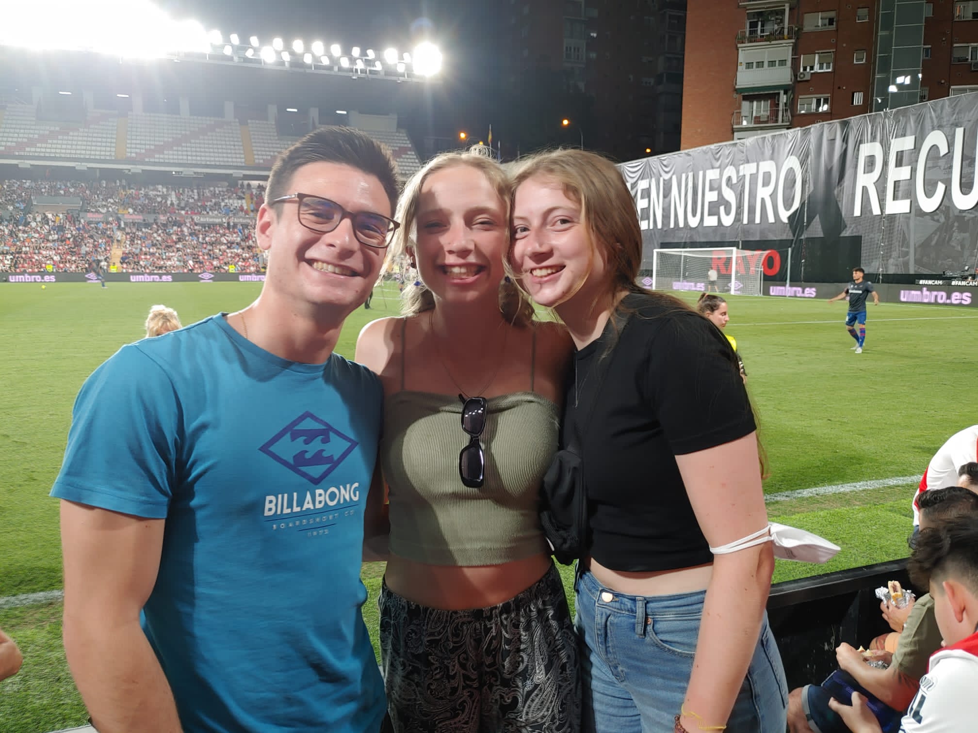 I attended a Rayo Vallecano home game at the end of their season.