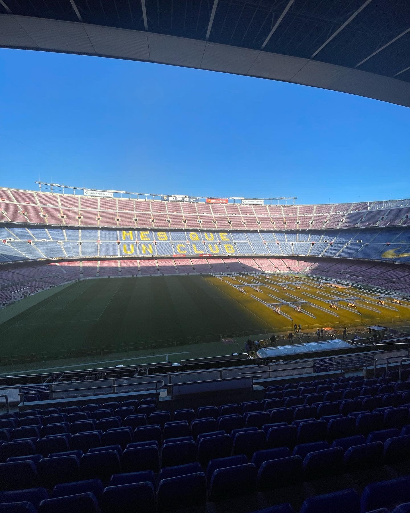 Class field trip to the FC Barcelona Stadium