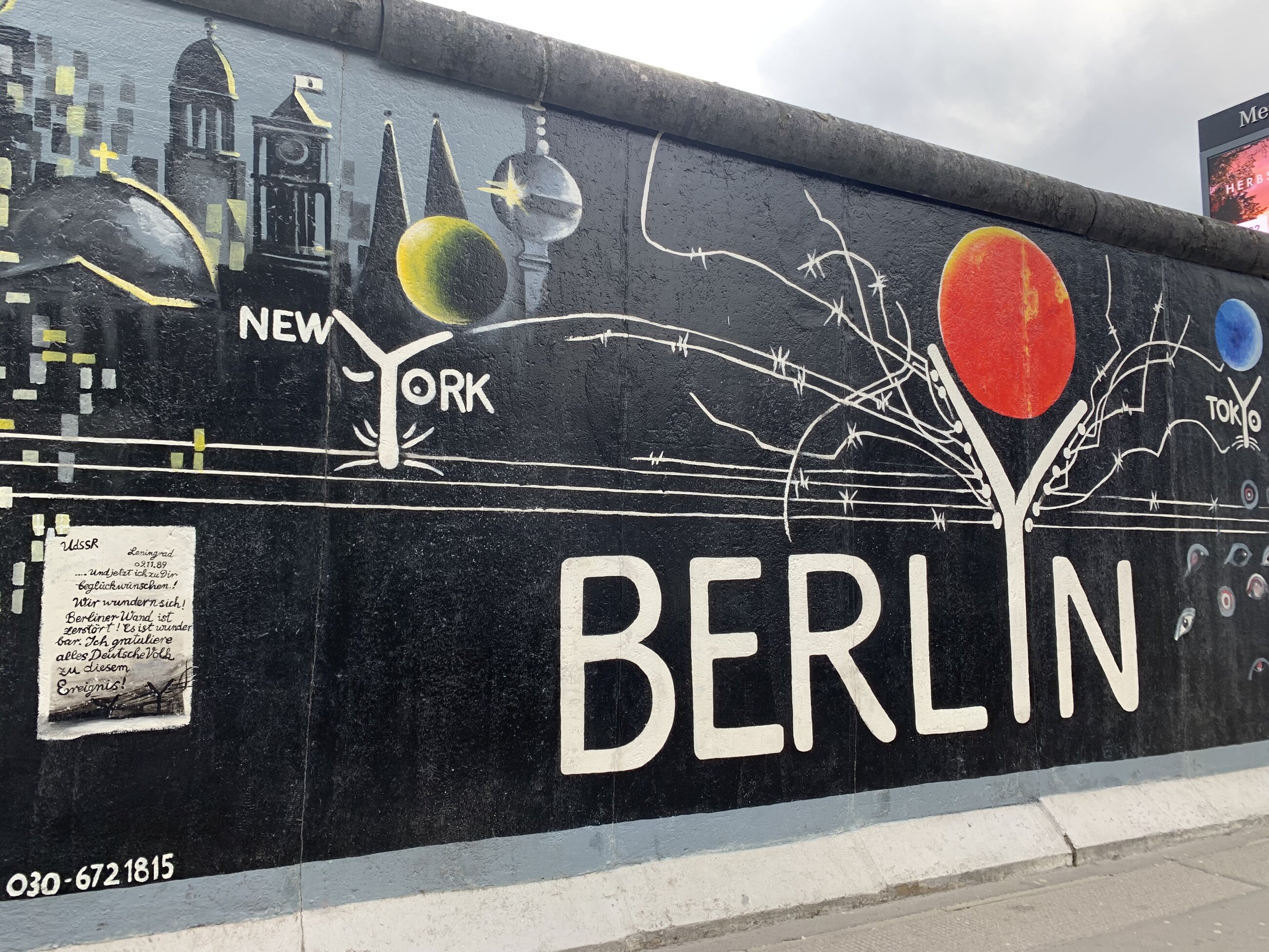 Picture from East Side Gallery in Berlin
