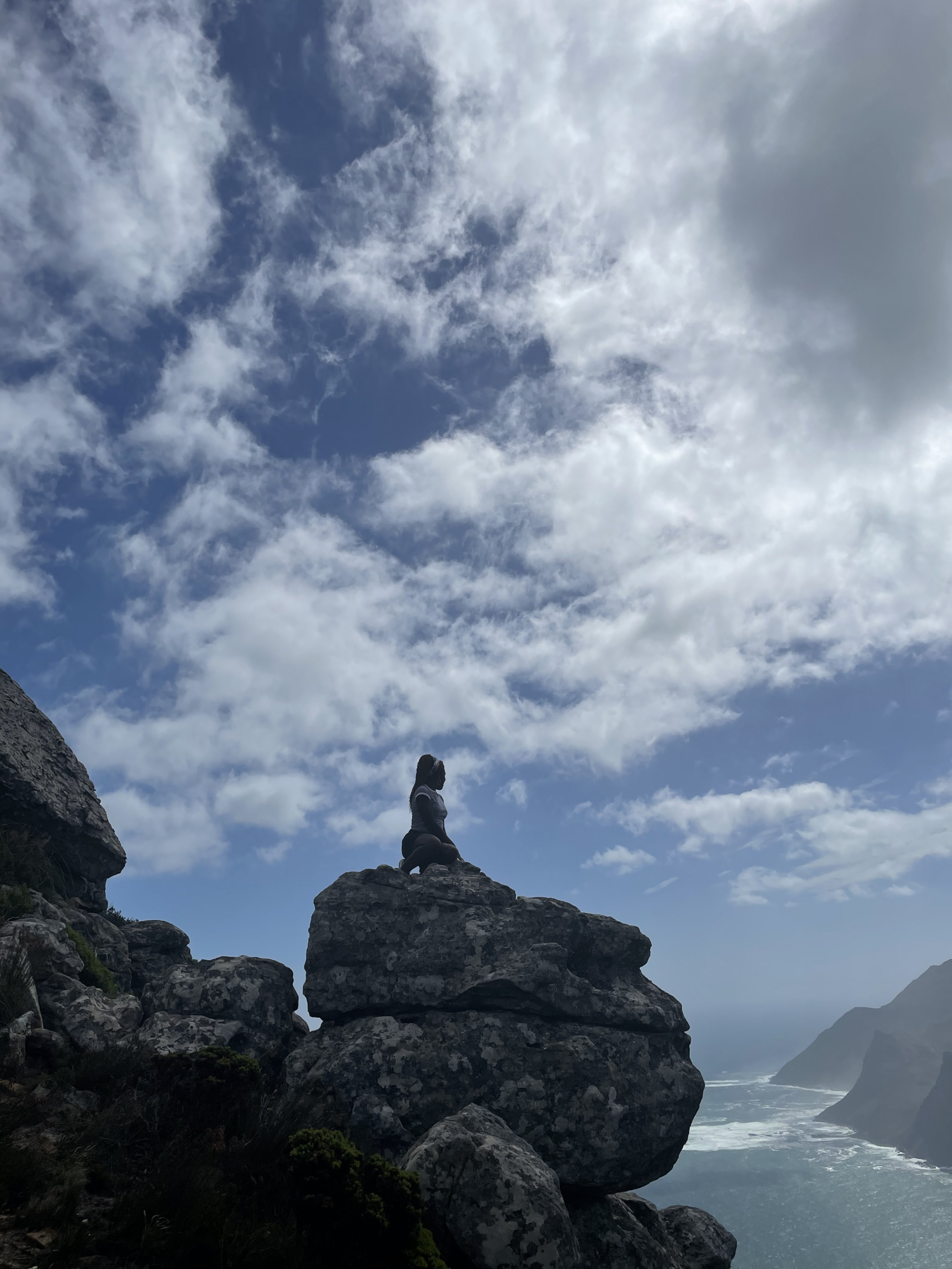 The views from hiking Chapman's Peak in Cape Town.