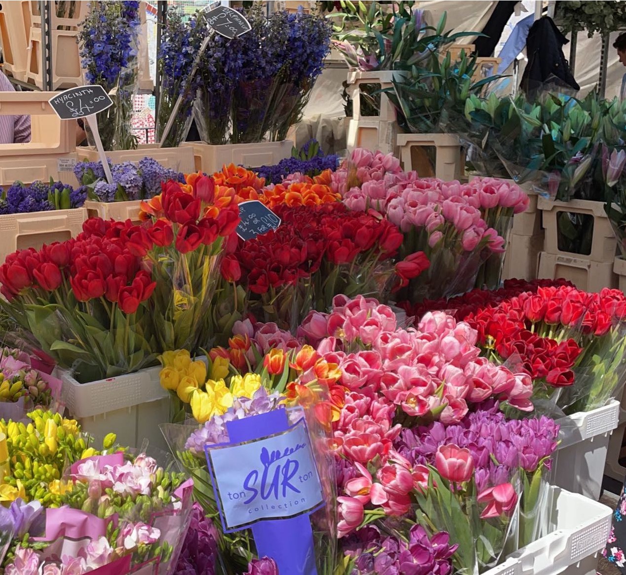 Flower Market in South London