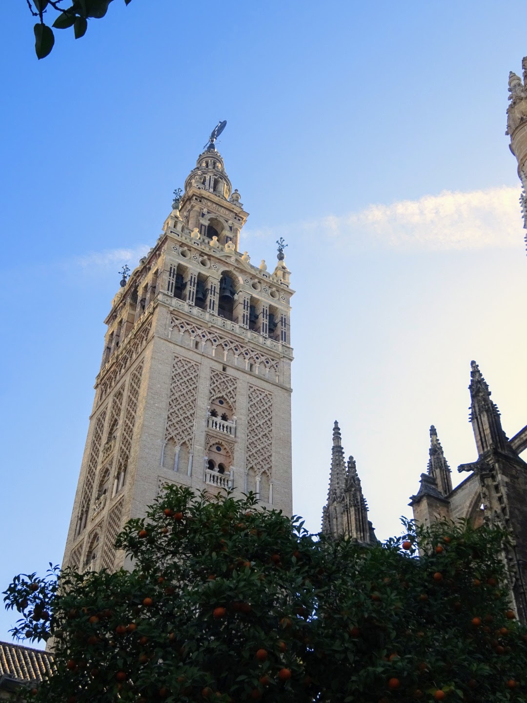 La Giralda. CIEE took us on an excursion where we climbed to the top of La Giralda to see views of Sevilla.