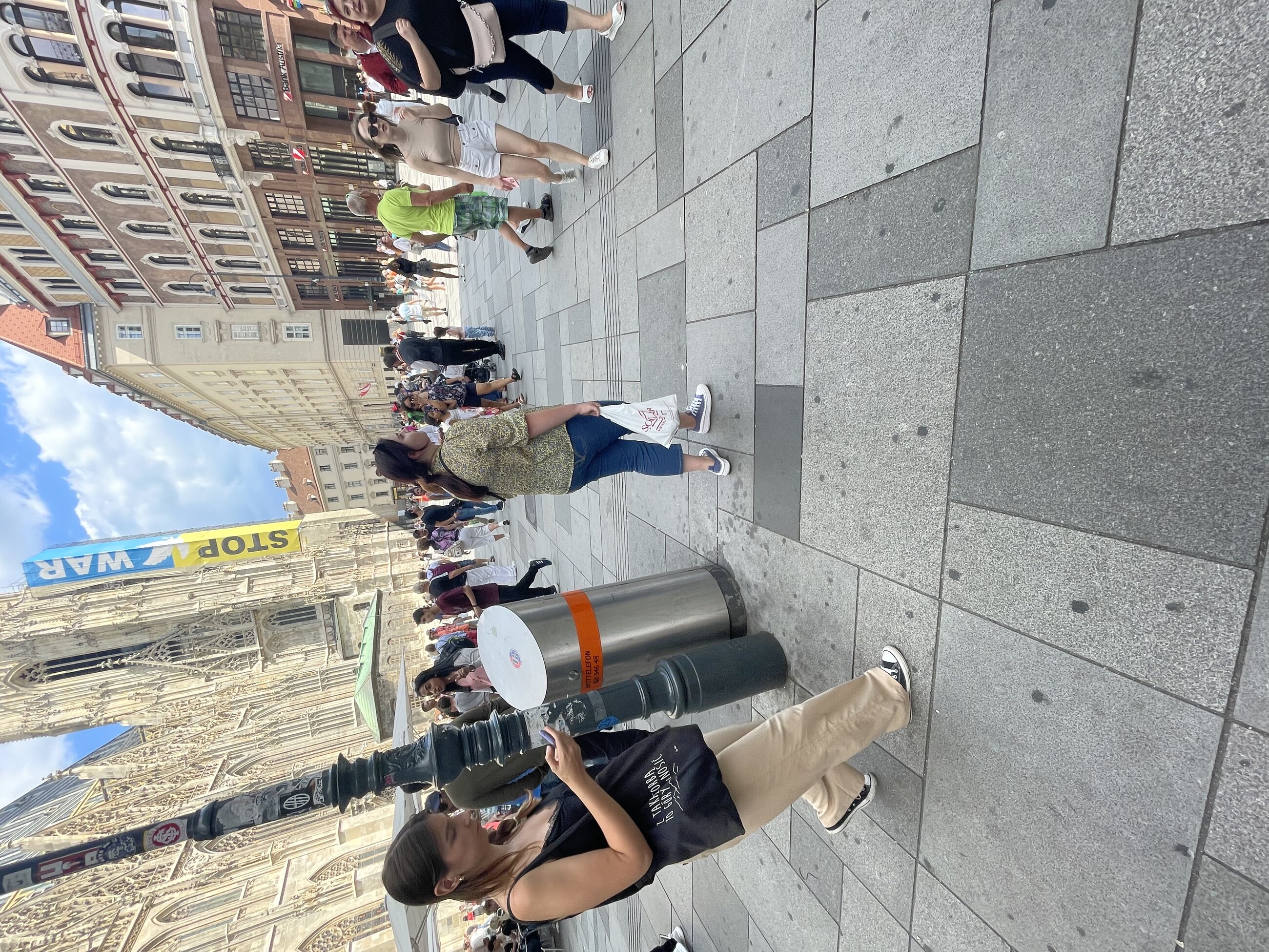 Traveling and studying
