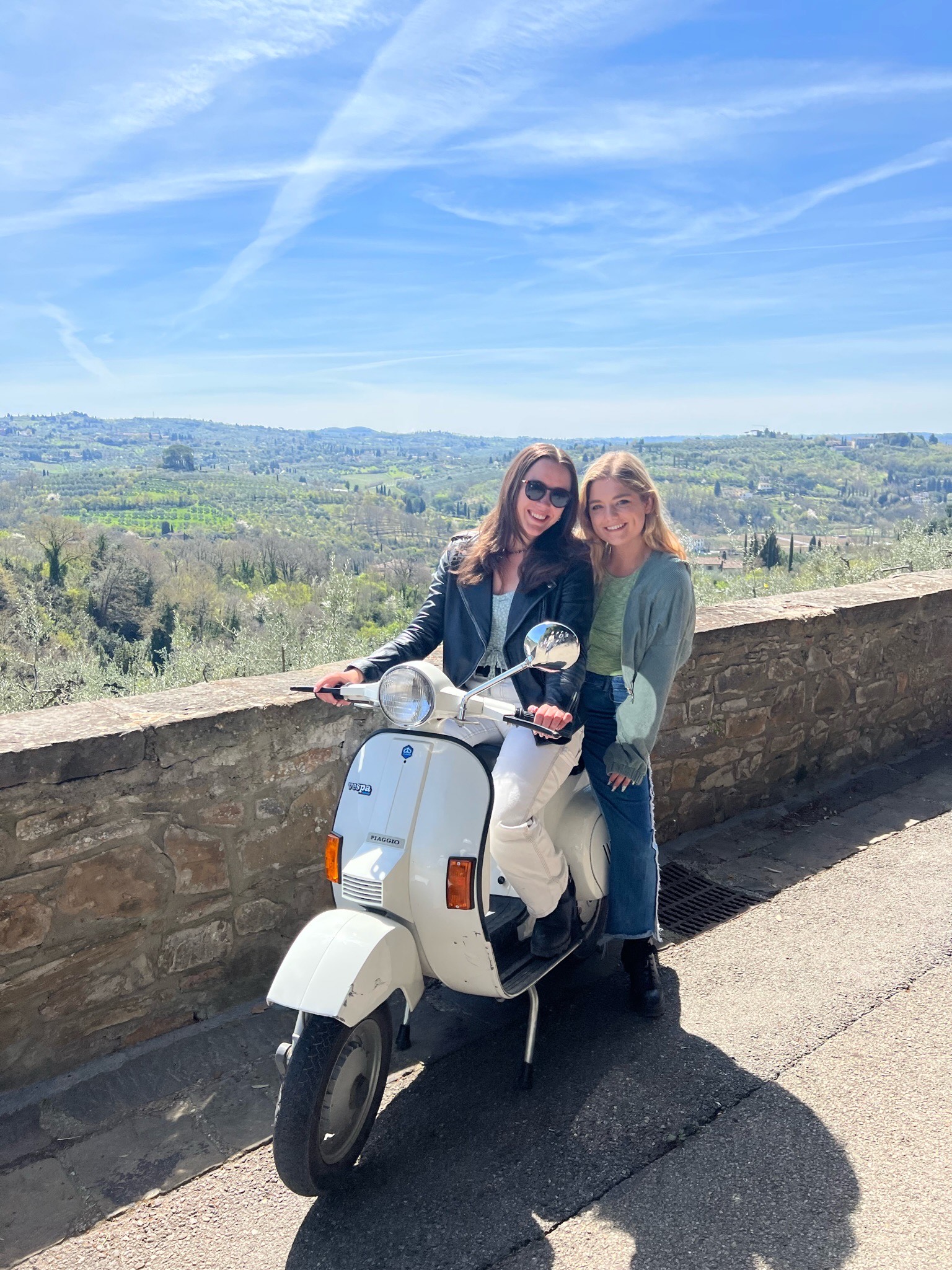 Florence, Italy. Vespa ride through Tuscany!