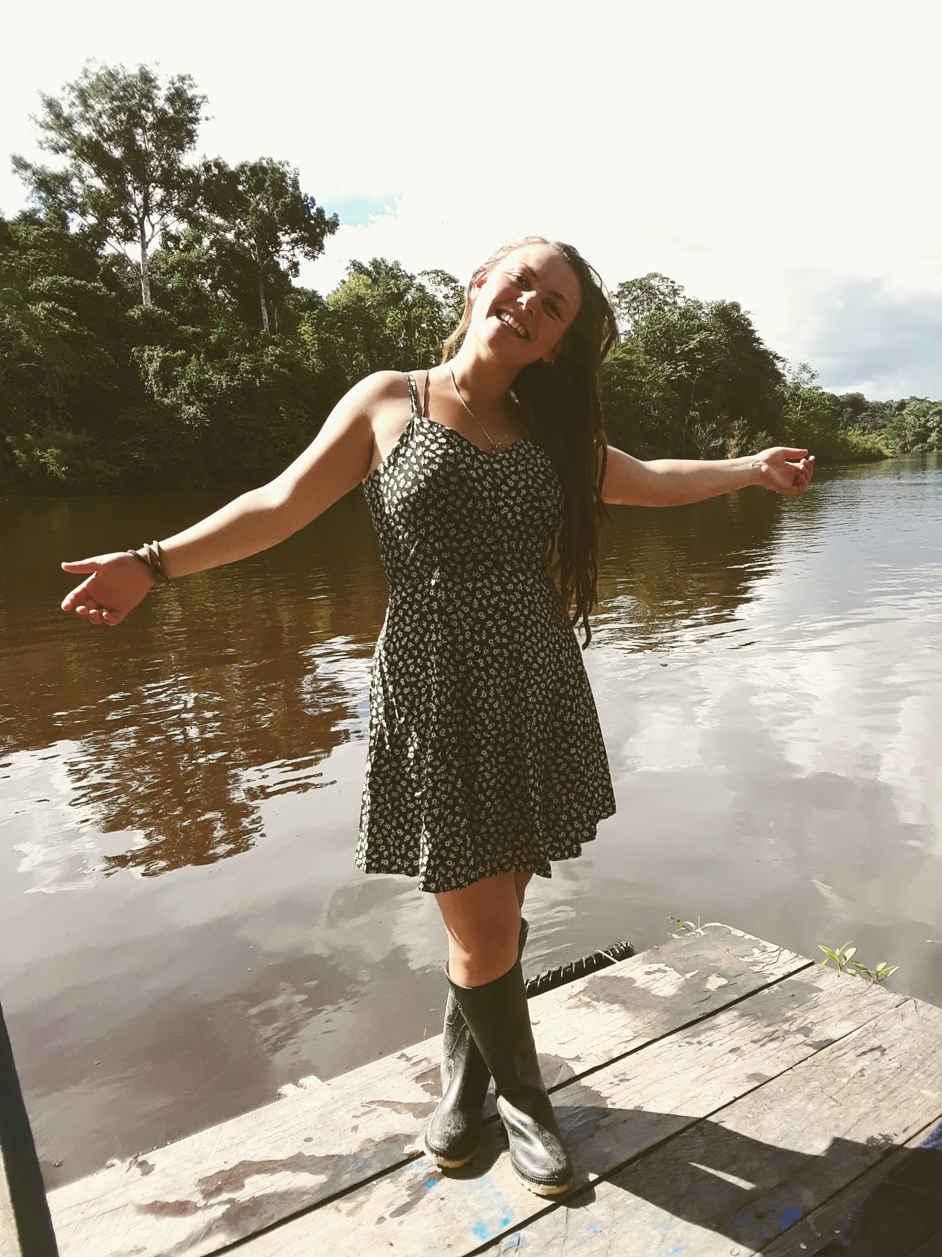 Just being happy