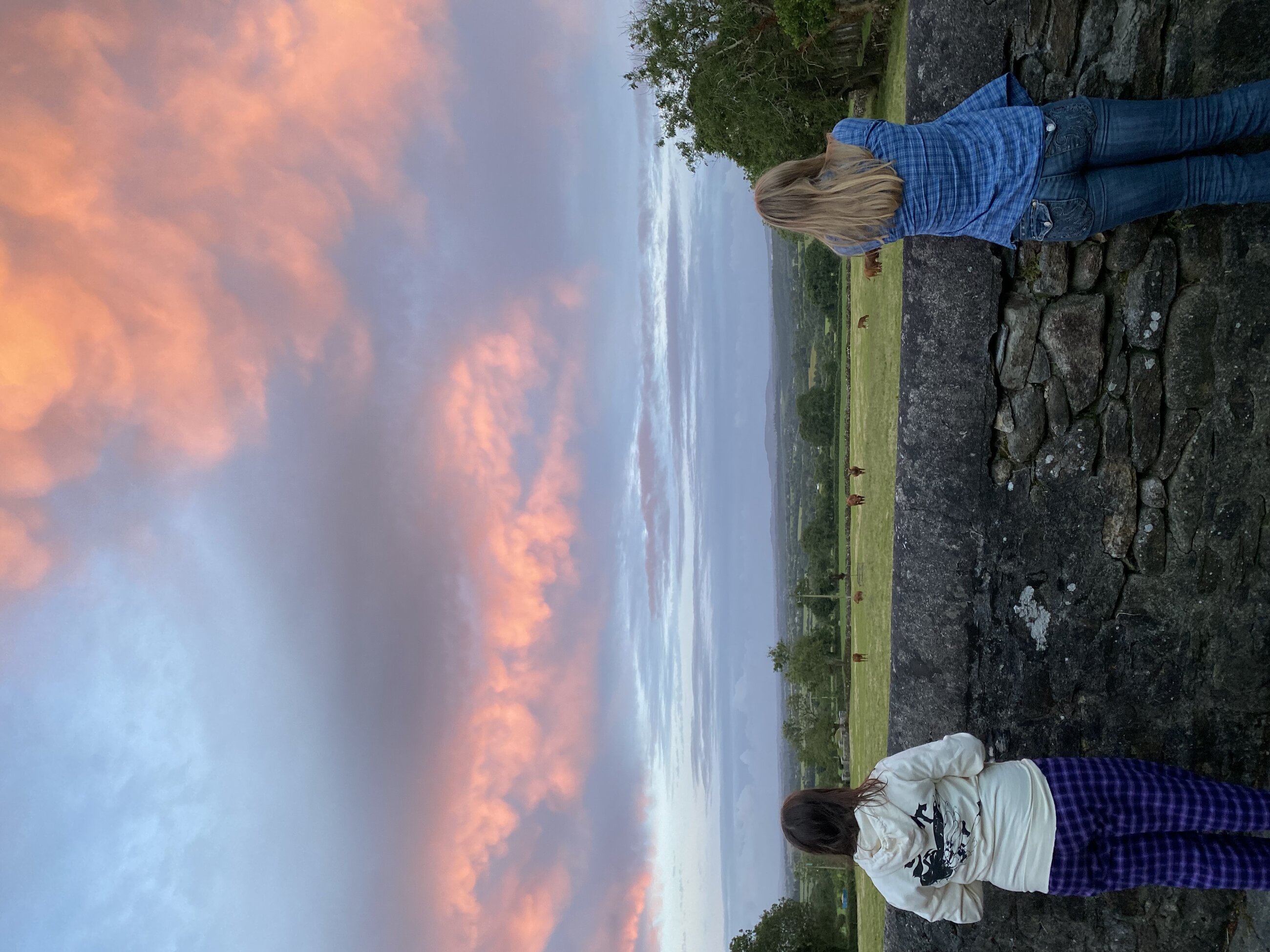cowhouse sunset!