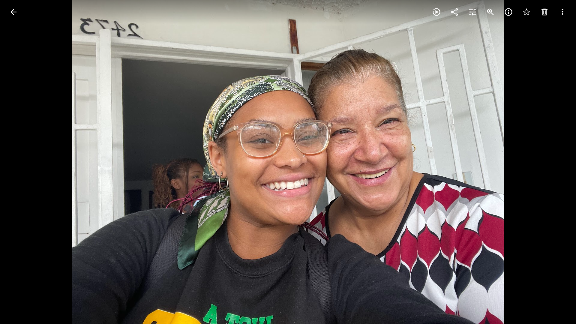 Me and My MamaTica (Host Mother) the day I left!