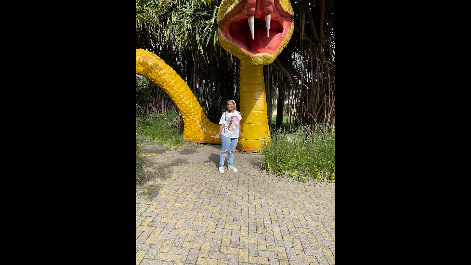 My posing at the local theme park in San Jose!