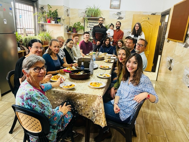 Dinner at the center