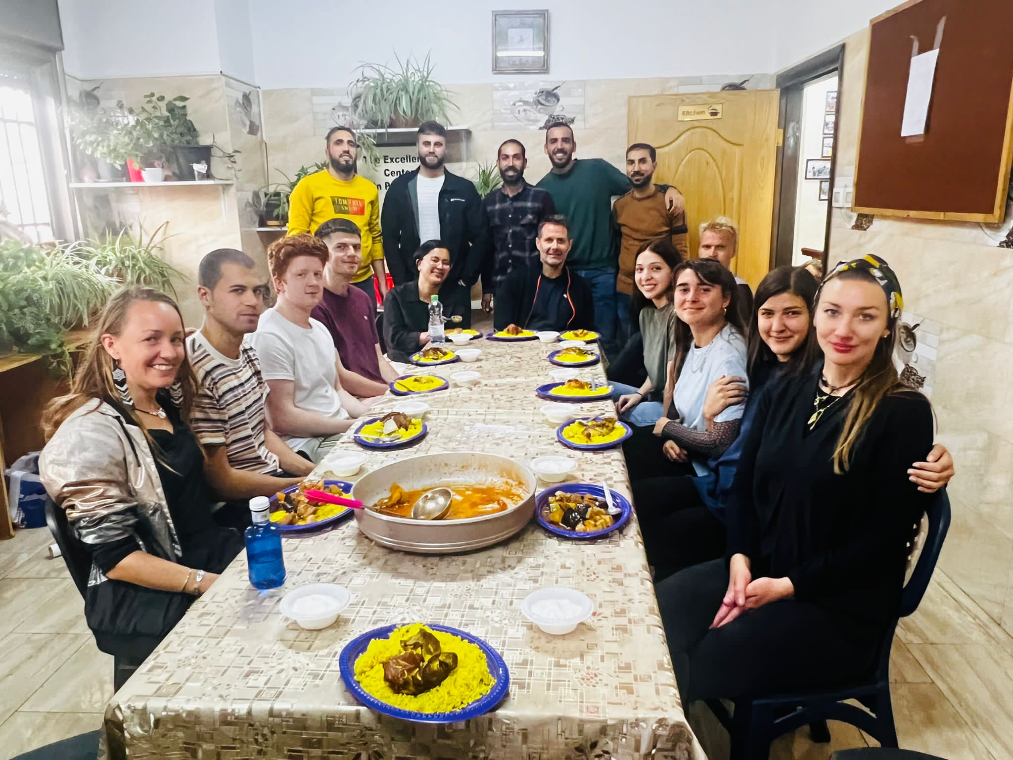 Dinner at the centre