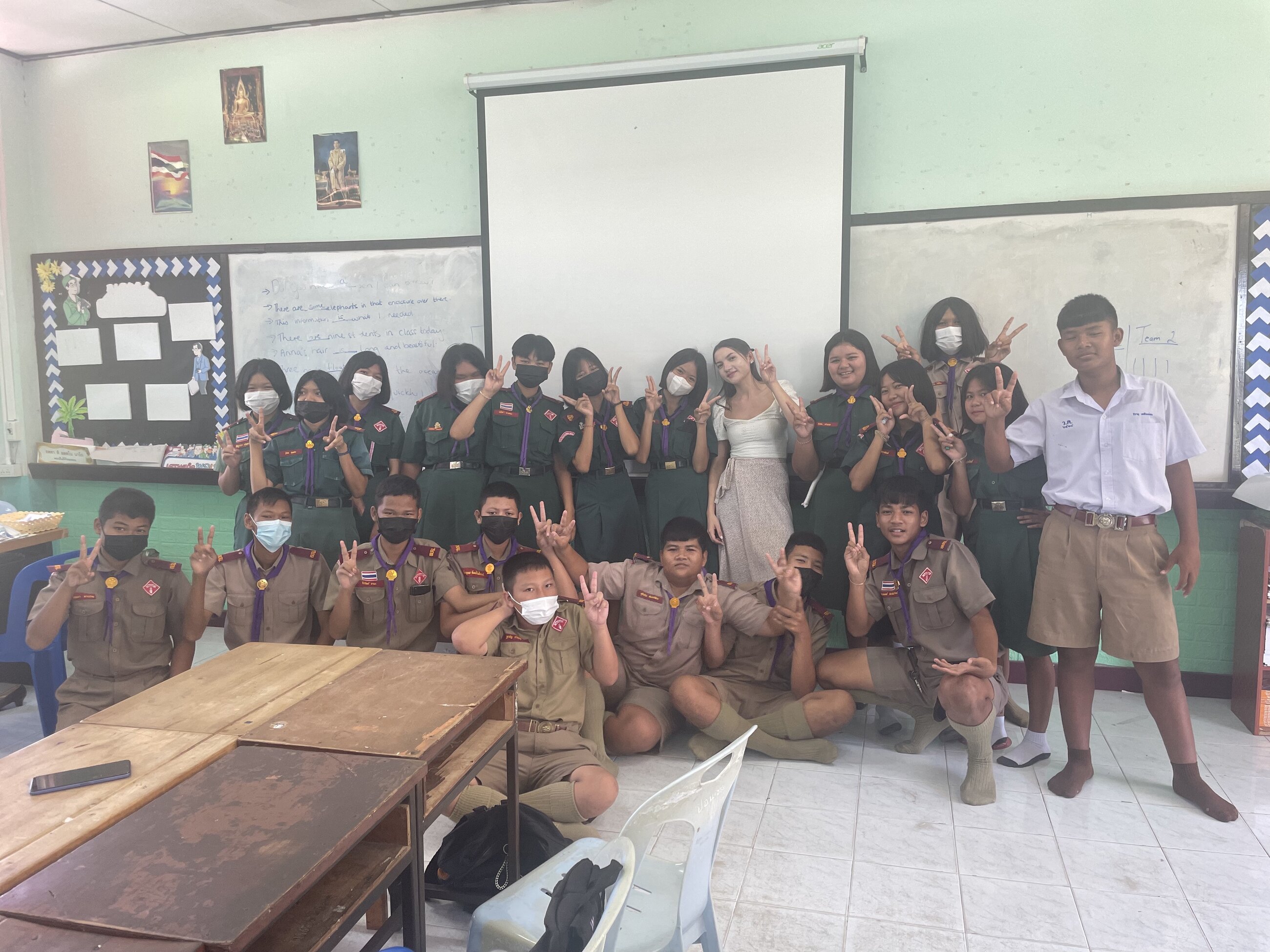 Teaching in Kamphaeng Phet Province, Thailand