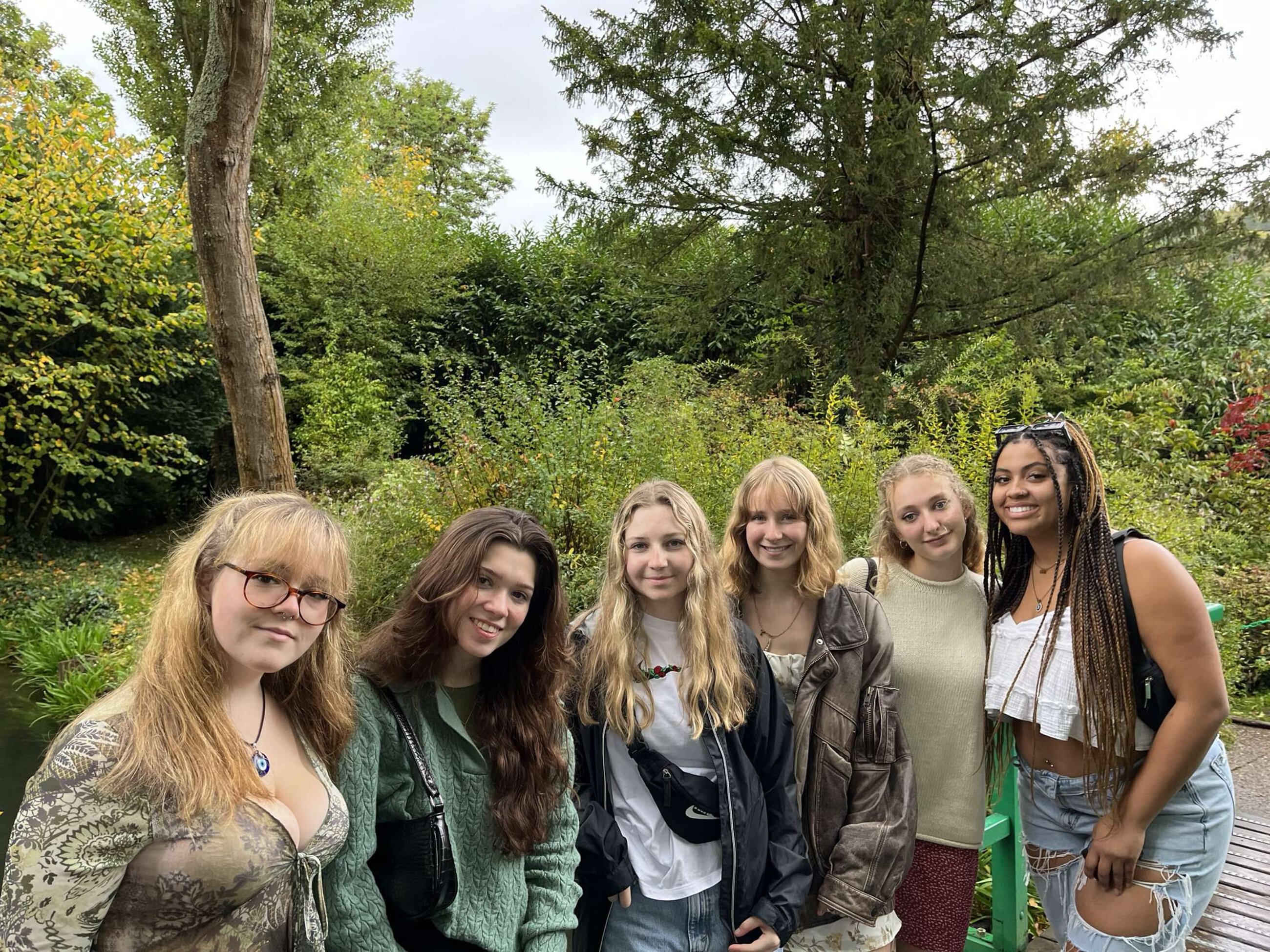 Some friends and I in Paris at Monet's Giverny!