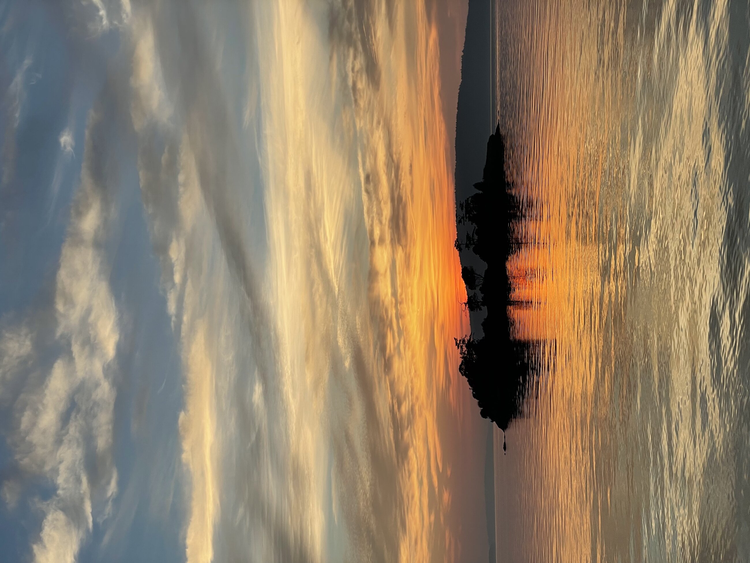 Orcas island sunset