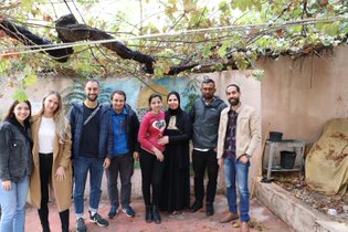 Visit to a Palestinian family on Shehada Street 